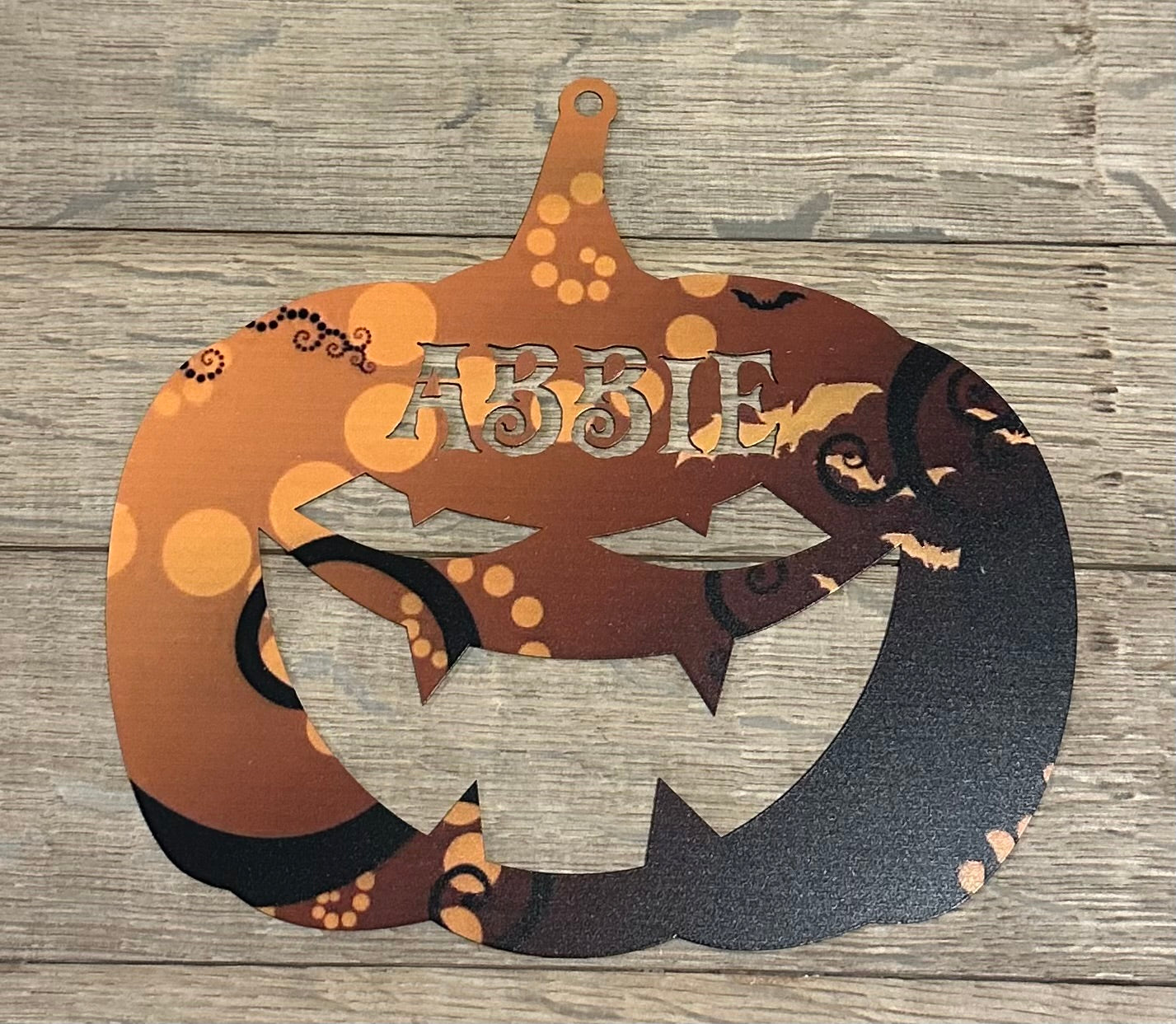 π Custom Pumpkin Halloween Metal Sign - Free Shipping