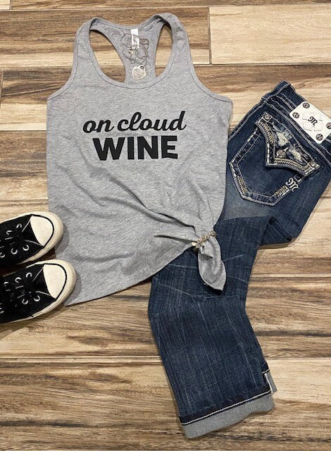 RacerBack Tank - On Cloud Wine