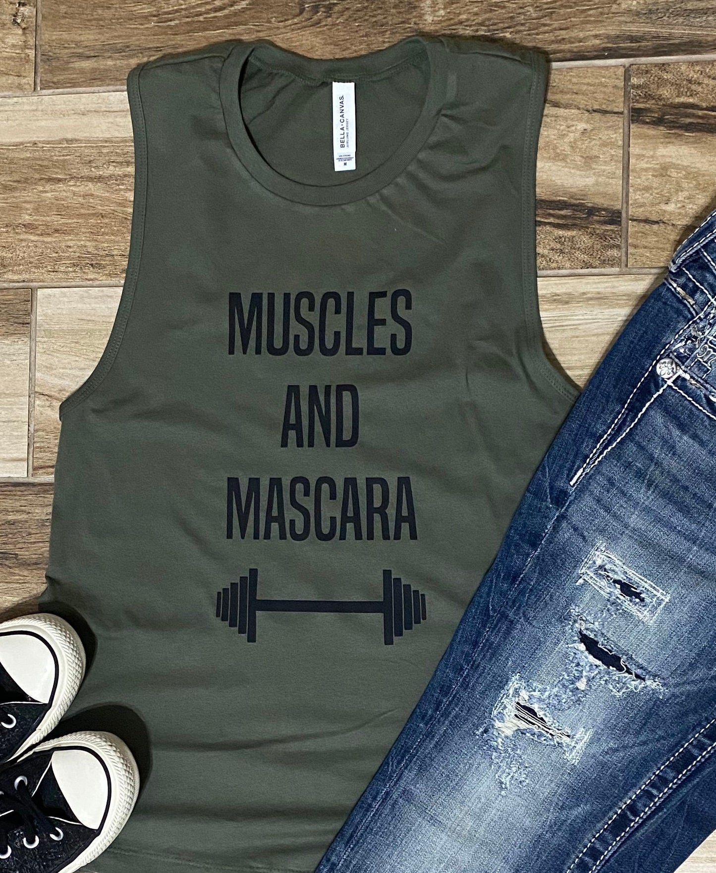 Muscles and Mascara| Flowy Scoop Muscle Tank — Valley Creations