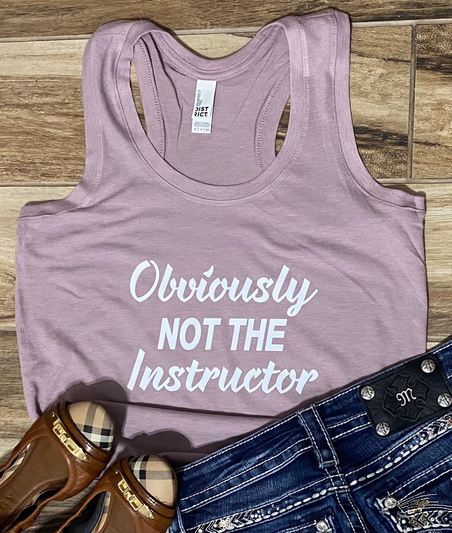 Obviously NOT THE Instructor | Racerback Tank