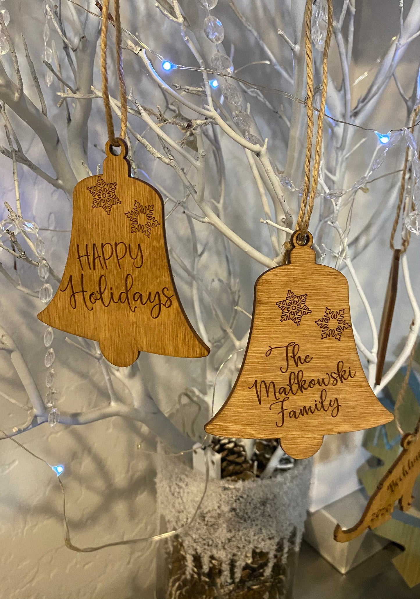 Double Sided Custom Holiday Ornaments