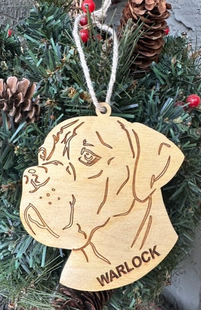 Cane Corso | Bust | Wood | Personalized