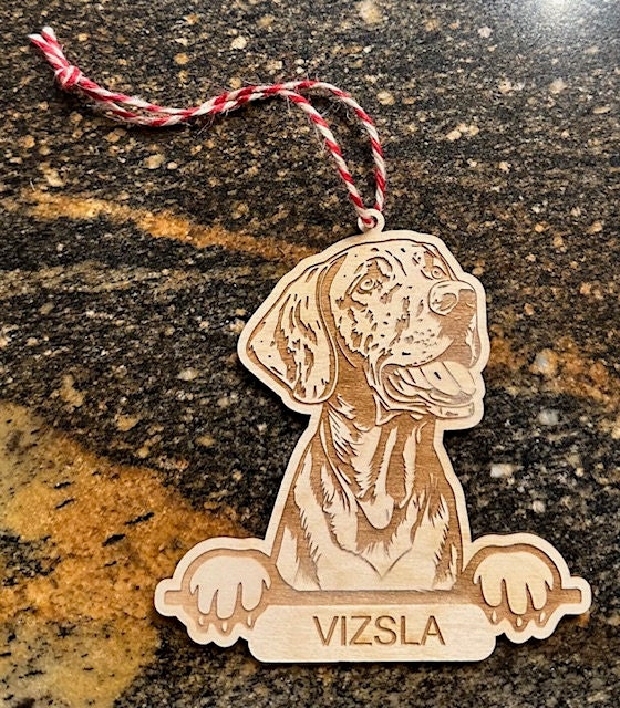 Vizsla with Paws | Wood | Personalized