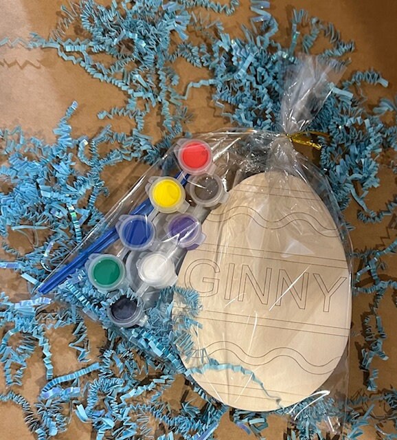 Free Shipping - DIY Easter Paint Kit, Easter Basket Filler, Easter Basket Gift, Easter Gift for Kids, DIY Easter Craft