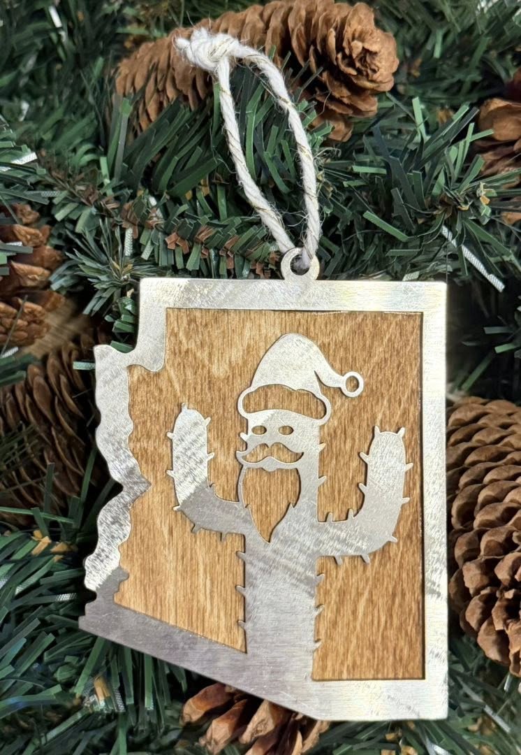 Cactus Man V1 Arizona Santa Cactus Ornament — Valley Creations