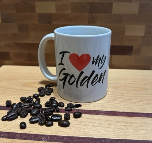 I Love My "Custom" Ceramic 11oz Coffee Mug