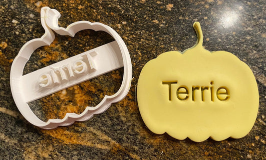 Personalized Pumpkin Cookie Cutter