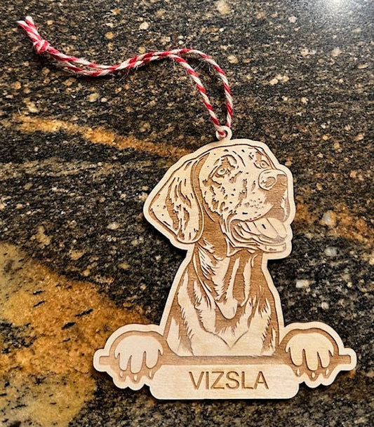 Vizsla with  Paws | Wood | Personalized